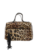 LEOPARD PRINT STUD BAG