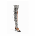 CRYSTAL LACE UP HEEL